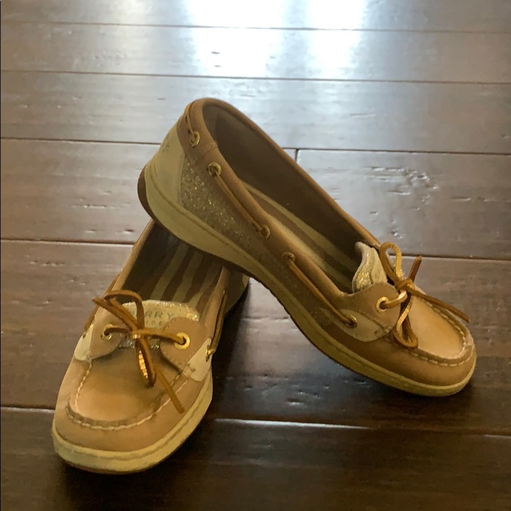 Gold Glitter Sperry’s